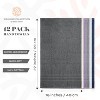 Wealuxe Premium Hand Towels for Bathroom - 12 Pack Cotton Hand Towel Bulk for Gym, Kitchen and Spa, Terry Salon Towels - 16x27" - 3 of 4