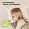 KeaBabies Toddler Pillow - Soft Organic Cotton Kids Pillows for Sleeping - Travel Pillow for Kids Age 2-5 - 2 of 4