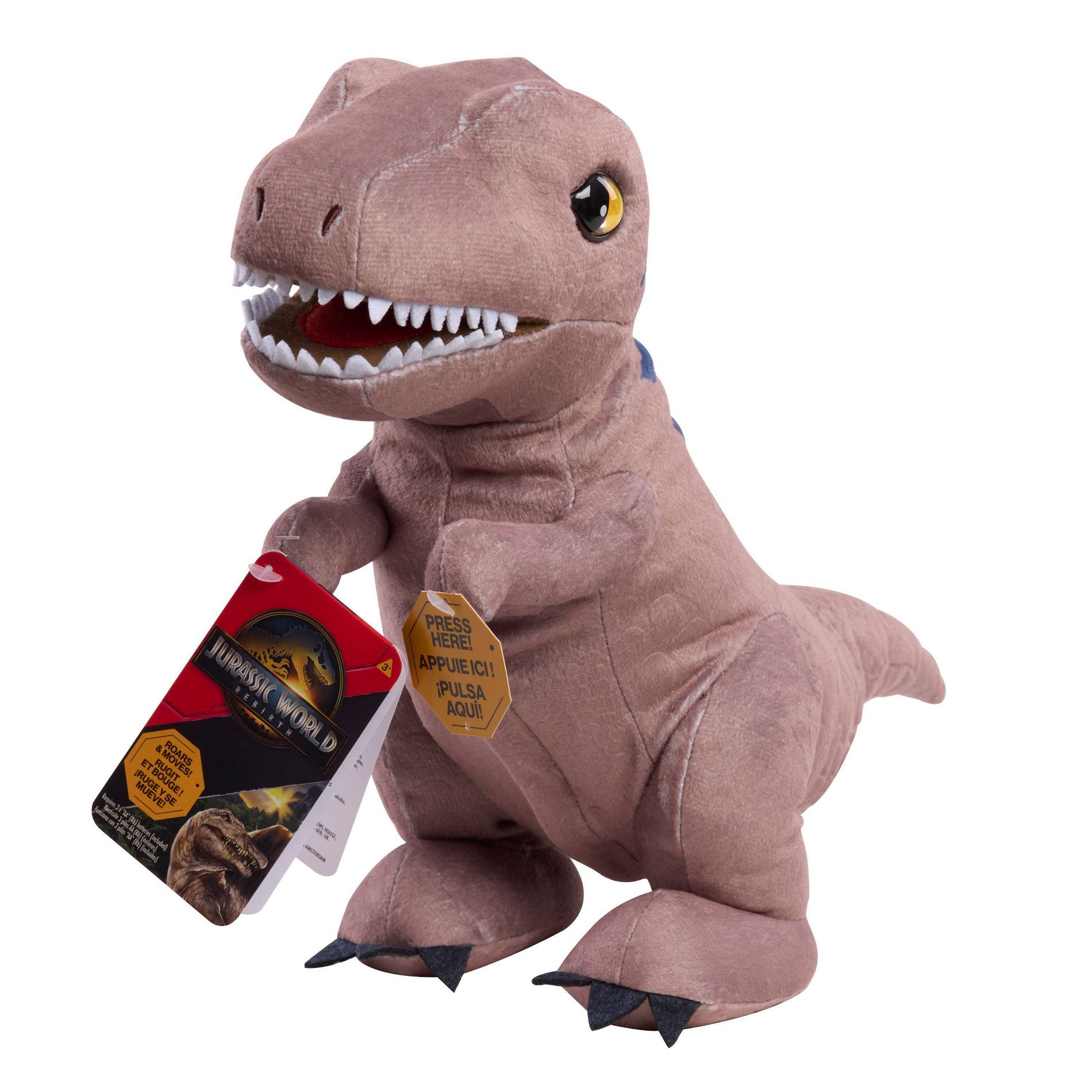 S26 Jurassic World Roarin' T-Rex Plush 27674 Stuffed Animals