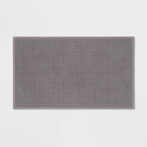 Charcoal Gray Bath Rugs