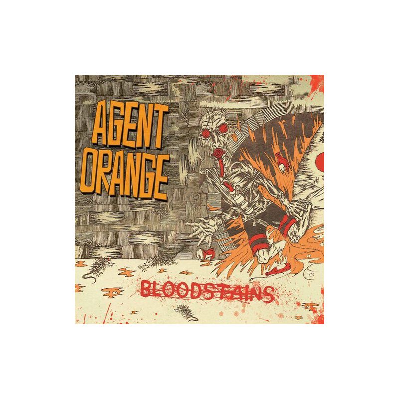 Agent Orange - Bloodstains - Orange/red/black Splatter (Vinyl), 1 of 2