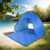 FURNIinspire Camping Tents Pop Up Beach Tent Sun Shade Shelter For Outdoor Beach Camping, Waterproof Tent Canopy, Blue, 64.96"*59.06"*43.3" - 2 of 4