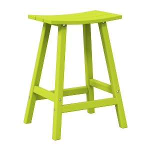 WestinTrends Outdoor Patio Adirondack Counter Height Stool Chair - 1 of 4