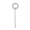 Black Bow Jewelry 14k White Gold, Jersey Collection, Small Number 91 Pendant - 2 of 4