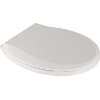 Durable Round Toilet Seat with Slow Soft Close - Easy to Install and Clean, Never Loosens, Fits Most Round Toilets - 4 of 4
