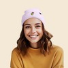 Dalix Mushroom Frog Embroidered Beanie Hat Cotton Cute Winter Fall Cap Womens - 2 of 4