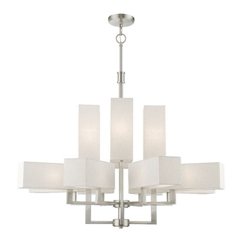 Livex Lighting Rubix 12 - Light Chandelier in  Brushed Nickel - image 1 of 2