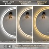 Vynxaria 28 in. Wx28 in. H Round LED Bathroom Mirror ¨C Wall-Mounted for Convenience - 2 of 4