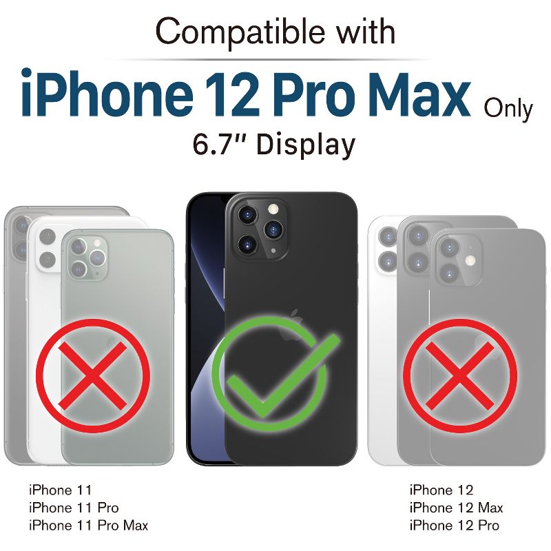 Vena MELANGE Chic Design Slim Protective Case for Apple iPhone 12 Pro Max, 3 of 9