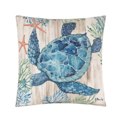 C&F Home 18" x 18" Clearwater Sealife Indoor/Outdoor Throw Pillow