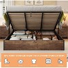 AMERLIFE Lift Up Storage Bed with Storage Underneath, No Headboard - 4 of 4