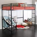 Full Size Metal Platform Loft Bed - Saracina Home