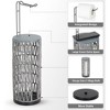 Charcoal Rattan 3-Pack Standalone Toilet Tissue Dispenser - 2 of 4