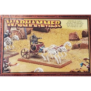 Tomb King On Chariot Warhammer Old World Khemri - 1 of 2