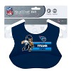 BabyFanatic Officially Licensed Unisex Silicone Baby Bib - NFL Tennessee Titans - 3 of 3