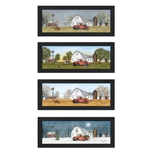Billy Jacobs Four Seasons Collection V 4-Piece Vignette, Black Frame - 1 of 1