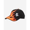 Fast & Furious Embroidered Flames Black Adjustable Hat - 2 of 4