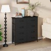BestMassage 5/8/9-Drawer Fabric Dresser with Wood Top Versatile Storage Cabinet Organizer with Steel Frame - 2 of 4