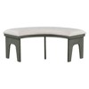 XIYUYEU Round Dining Table Set for 4 Round Table with Curved Bench, 3 Side Chairs for Dining Room - 4 of 4