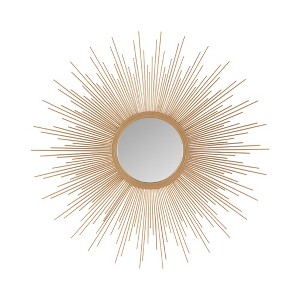 Gulches 14.5" x 14.5" Sunburst Wall Decor Mirror - 1 of 4