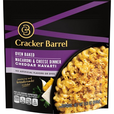 Cracker Barrel Oven Baked Macaroni & Cheese Dinner Cheddar Havarti - 12.3oz