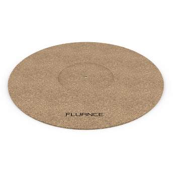 Fluance Turntable Cork Platter Mat - Audiophile Grade Improves Sound & Performance for Vinyl Record Players (TA21)