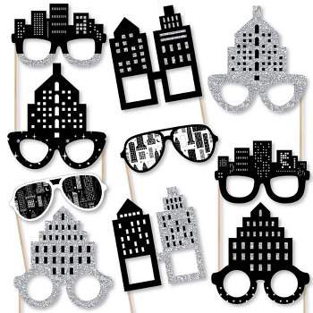 Big Dot of Happiness Masquerade - Decorations DIY Mask Party Essentials - Set of 20