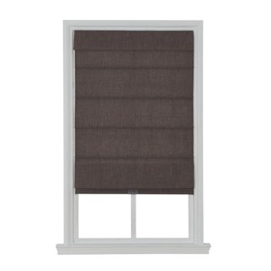 Home Basics Cordless Room Darkening Fabric Classic Roman Shade - 1 of 4