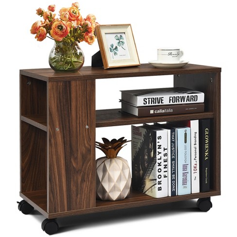 Costway 3-tier Industrial Side End Table With Storage Shelf Heavy Duty  Accent Table : Target