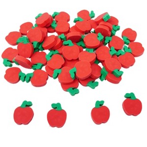 4E's Novelty 144 Mini Apple Erasers: Perfect for Classroom Math Manipulatives, Welcome Back to School Gifts, Teacher Supplies, and Student Rewards - 1 of 4