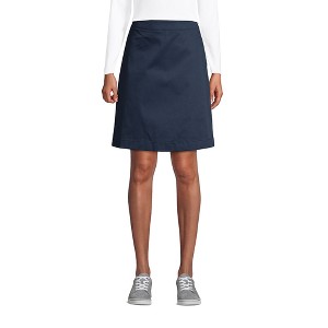 School Uniform Young Women's Blend Chino Skort Above Knee - 1 of 3