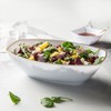 Posh Setting White and Gold Rim Oval Salad Bowl - 72 oz. - 4 Pack - 2 of 4