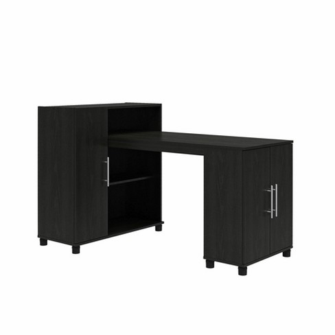 Cabell Hobby And Craft Desk With Storage Cabinet - Room & Joy : Target