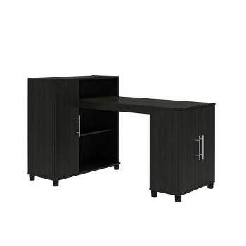 Cabell Hobby and Craft Desk with Storage Cabinet - Room & Joy