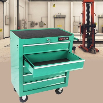 5 Drawers Multifunctional Tool Cart with Wheels