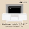 Sapphtopaz Modern TV Stand for TVs Up to 55" with Storage Cabinet&Adjustable Shelves TV Console with Open Shelf&Drawer TV Stand for Living Room - 2 of 4