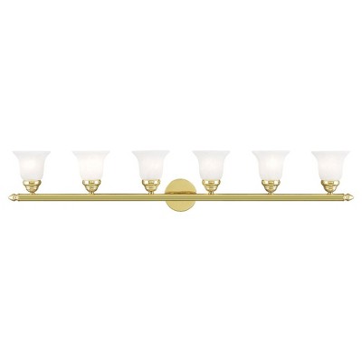 Livex Lighting Neptune 6 - Light Vanity in  Polished Brass