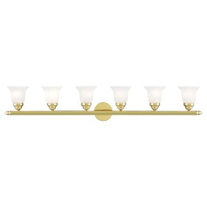 Livex Lighting Neptune 6 - Light Vanity in  Polished Brass - 1 of 1