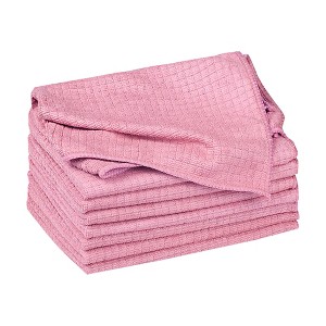 Unique Bargains Home Microfiber Absorbent Reusable Cleaning Cloth 8 Packs - 1 of 4