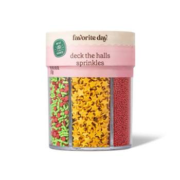 Holiday Deck the Halls Assorted Holiday Sprinkles - 6.45oz - Favorite Day™