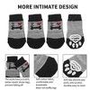 Unique Bargains  Dog Cats Non-Slip Socks Paw Protection and Traction Black Gray 4 Pcs - 2 of 4