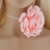Unique Bargains Halloween Christmas Women's Flower Adjustable Choker Necklace 1 Pc - 2 of 4