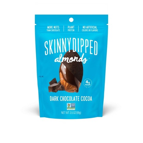SkinnyDipped Dark Chocolate Candy Cocoa Almonds - 3.5oz - image 1 of 3