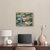 Art Remedy Monet Water Lilies Dog Rustic Chic Farmhouse Wall Art Framed - 2 of 4