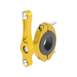 Unique Bargains Universal Water Bottle Cup Cage Holder Mount Adapter Adjustable Double Screw for Bike Bicycle Handlebar Fork - 1 of 4