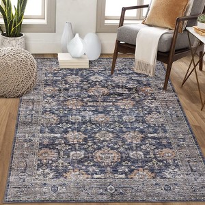 Area Rugs for Living Room Vintage Distressed Living Room Rug Farmhouse Non Slip Non-Shedding Rug Bedroom Dining Room Decor - 1 of 4