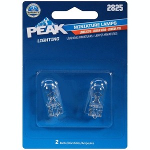 Peak Incandescent Indicator Miniature Automotive Bulb 2825 - 1 of 1