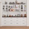 FUFU&GAGA Tempered Glass Display Cabinet Multifunctional Living Room Storage Cabinet - 3 of 4