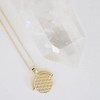 Flower of Life Pendant Necklace in Gold, Rose Gold, Silver - Honeycat - 3 of 4