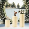 YIYIBYUS Cylinder Flowers Stand, Columns Display for Wedding Party Garden Decoration - 2 of 4